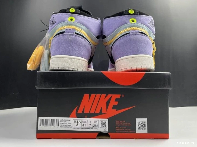 Purple Switch Pulse High Jordan 1 CW6576-500 0531